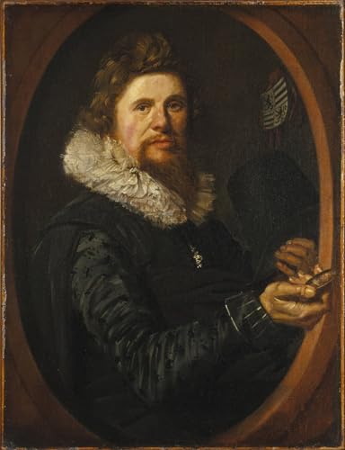 Tableau impressions d'art mural portrait d'homme Frans Hals 60x90