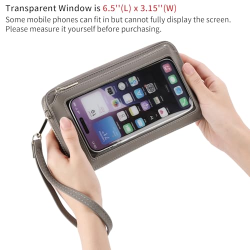 Image of GOIACII Phone Purse Crossbody Bags for Women Small Travel Wallet Touch Screen RFID Blocking