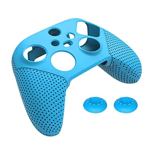 TwiHill Manga protetora de silicone para controle Xbox Series S/Xbox Series X, capa de silicone antiderrapante macia, protege contra poeira, arranhões Acessórios para Xbox Series S/X (Azul)