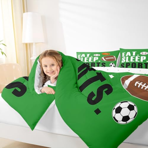 Image of Feelyou Sports Comforter Set Twin Size for Kids Boys Girls