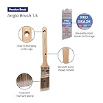 Pro Grade - Paint Brushes - 12Ea 1.5" Angle Brushes - Image 5