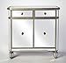 HomeRoots Silver Marissa Mirrored Chest