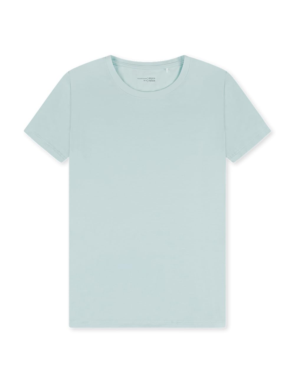 Schiesser Damen Schlafshirt Kurzarm Baumwolle - Mix + Relax Haut de Pijama Femme (Lot de 1)