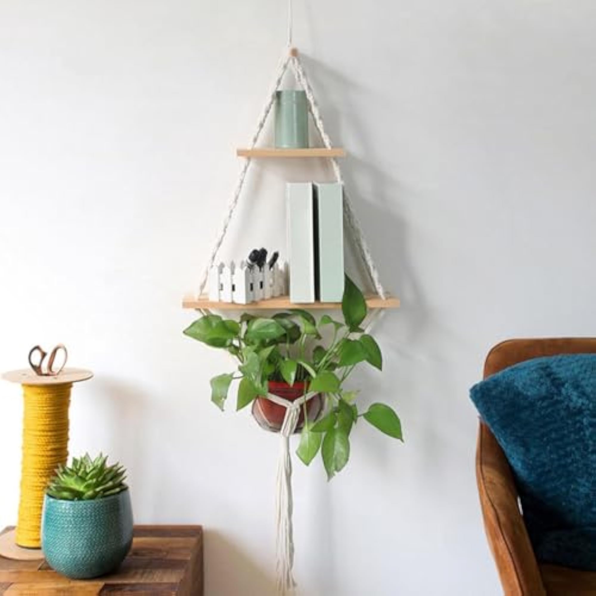Wall Mounted Storage Rack Wall Hanging Shelf for Planter