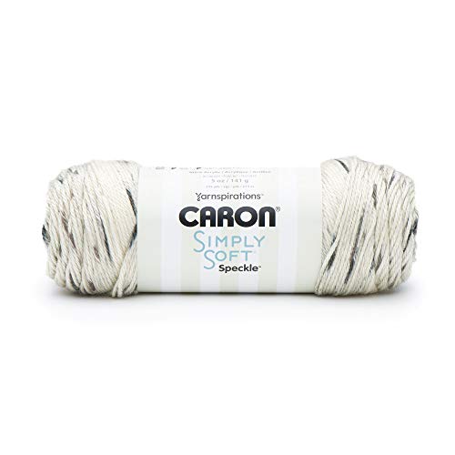 Image of CARON Simply Soft Speckle Yarn, Seashell