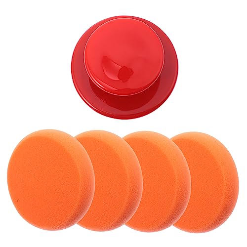 CHILDWEET 1 Juego Esponja para pulir esponjas de Coche para Lavar Almohadillas aplicadoras de Espuma vacío Car Polish lapida Almohadilla para pulir y encerar Almohadilla para encerar Autos