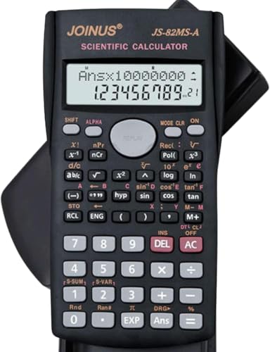 Scientific Calculator, 12 Digits Handheld Multi-Function 2-Line Display Digital, 240 Calculations Function, Engineering Calculater for School, College, Perfect GCSE, A Level Maths Calculator.