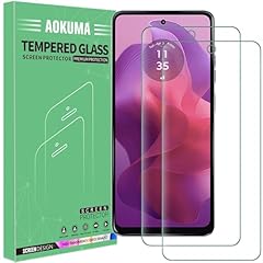 AOKUMA [2 Pezzi Pellicola Vetro Temperato per Motorola Moto G24/G24 Power Pellicola Protezione,Durezza 9H,Antiurto Antigraffio e Anti-impronta