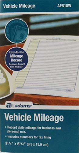 Adams Afr10W Mileage Journal - 2 Pack #TOP1