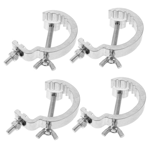 BESTonZON 4pcs Stage Light Hook Heavy Duty Truss Clamps for Lighting Equipment Accessories for Small Stage Lighting Performances