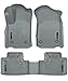 Husky Liners | Weatherbeater Series | Front & 2nd Seat Floor Liners - Grey | 99152 | Fits 2016 - 2022 Dodge Durango, 2016 - 2021 Jeep Grand Cherokee, 2022 Jeep Grand Cherokee (LTD, Laredo E,X)