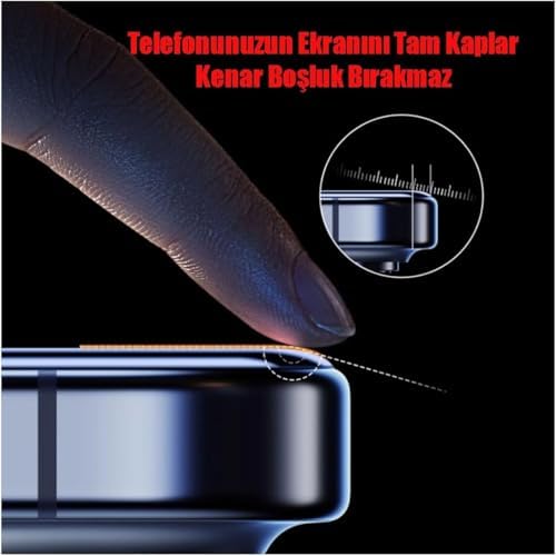 teknosepetim iPhone 16/16 PRO /16 PLUS / 16 PRO MAX HAYALET Aparatlı Ekran Koruyucu Otomatik Kurulumlu Toz Engelleyici Baloncuk Bırakmaz HAYALET Ekran Koruyucu Camdır (iphone 16 Pro Hayalet Ekran) - Görsel 3