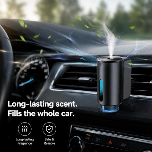 Image of Car Air Freshener Refills - Set of 6 (10 ml each), Universal Fit for Air Vent Smart Car Fresheners (Vanilla)
