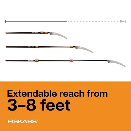 Fiskars Sierra de Poda Telescópica 3 a 8 pies miniatura 3