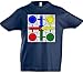 Urban Backwoods Parcheesi Board Jungen Kinder Kids T-Shirt Blau 6 Jahre
