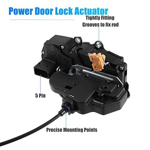 Image of X AUTOHAUX Front Left Side Door Lock Actuator Motor for Hummer H2 2008-2009 25840361 25847699 20785787