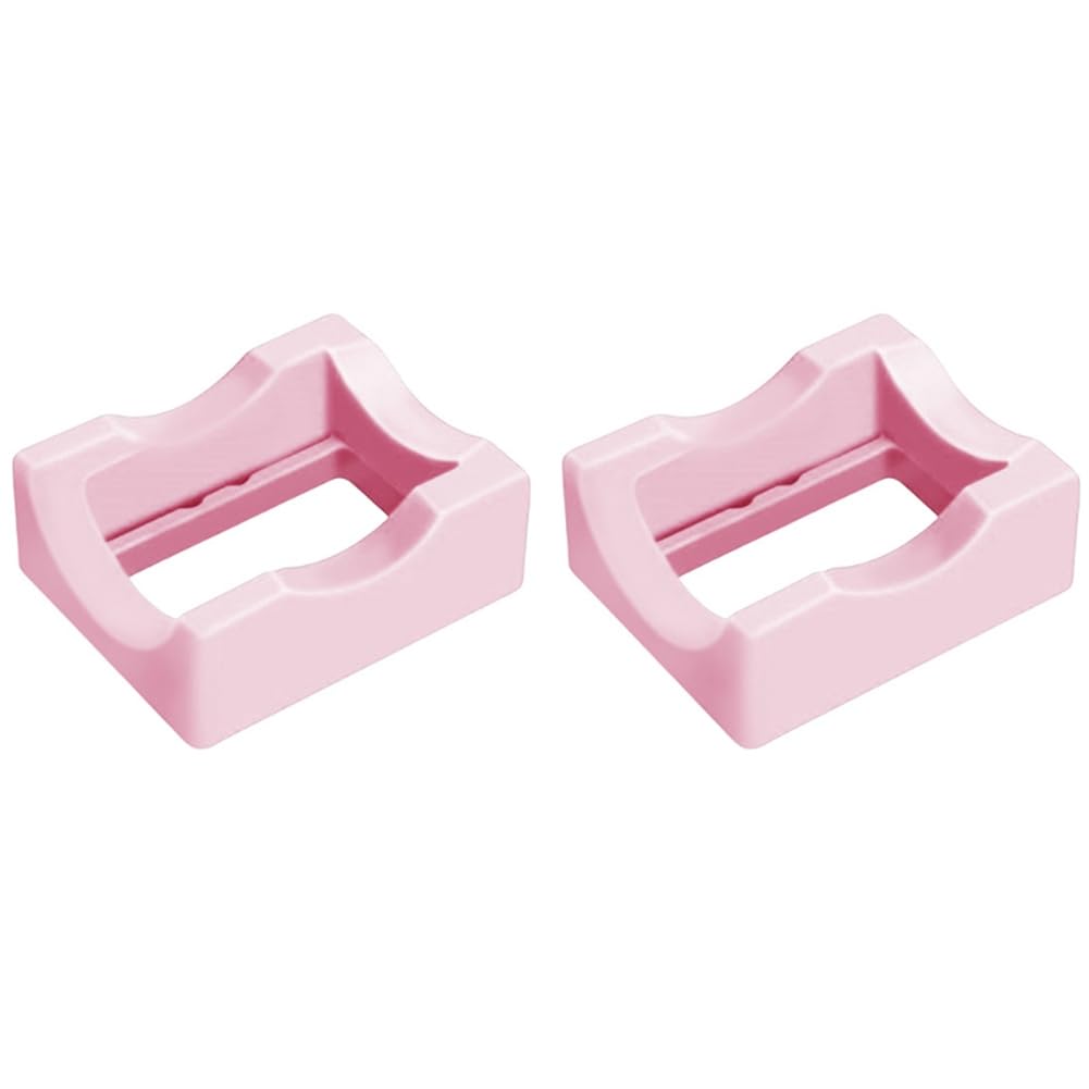 Jnchdghwa Pink 2X Cup Cradle For Tumblers, Silicone Cup Cradle,Small Tumbler Holder For Glass Cups Vinyl Application Crafting
