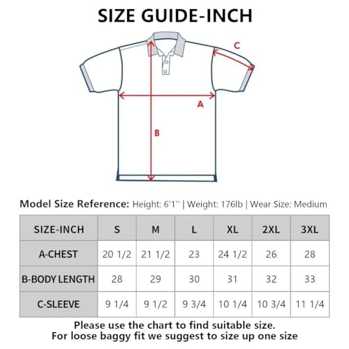 M MAELREG Camisas de golfe masculinas manga curta ajuste seco casual listrado desempenho absorção de