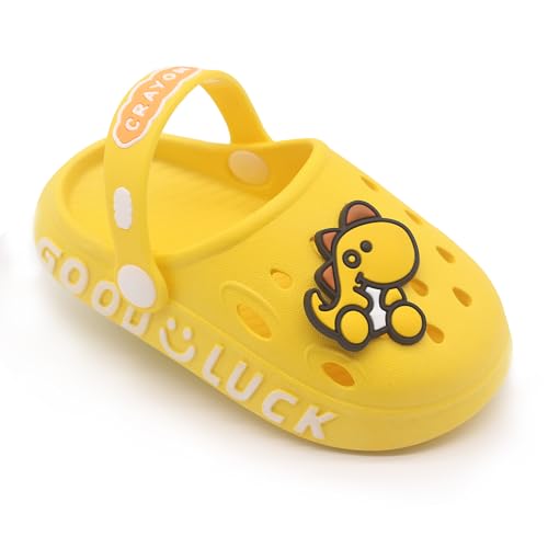 Toddler Shoes 0-15 yrs Girls Boys Clogs Baby Girl Sandals Baby Boy Sandals Garden Shoes Dinosaur Cartoon Slides Slip-Resistance Beach Slipper Toddler Little Kid Big Kid