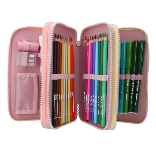 Depesche 13278 Ylvi 3 Fach Federtasche Farbwolke