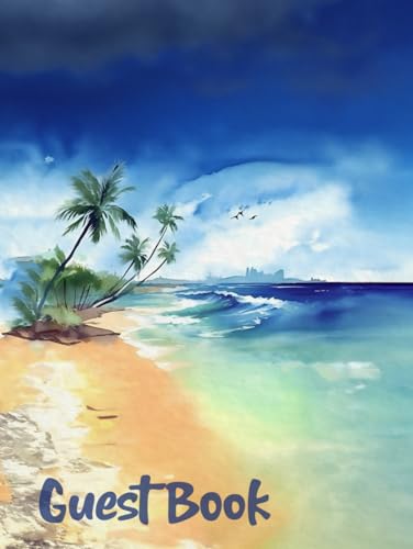 Guest Book: For Guest Visitor in Beach-House | Vacation-Home | Airbnb | VRBO | Vacation-Rentals