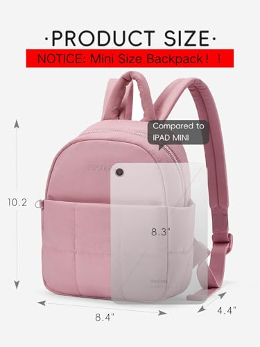 Image of WESTBRONCO Mini Backpack for Women Nylon Small Fashion Backpacks Purse Puffer Lightweight Backpacks for Travel, Shopping, Daily