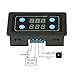 Relay Timer, DROK Digital LED Display Relay Switch Panel AC 85-265V 220V Timing Delay Cycle ON-Off Control 0-999ms 0-999s 0-999m 0-999h Adjustable Repeat Cycle Controller Module
