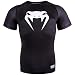 VENUM Contender 3.0 Compression T-Shirt - Short Sleeves - L, Black/White, Large