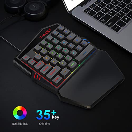 Clavier de jeu à une main compact pour libérer de l'espace sur bureau Windows - 2
