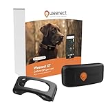 Weenect Cane XT - Localizzatore GPS per Cani Senza Collare | Impermeabile | Antenna XL | Portata Illimitata | Garanzia a Vita | Abbonamento Necessario