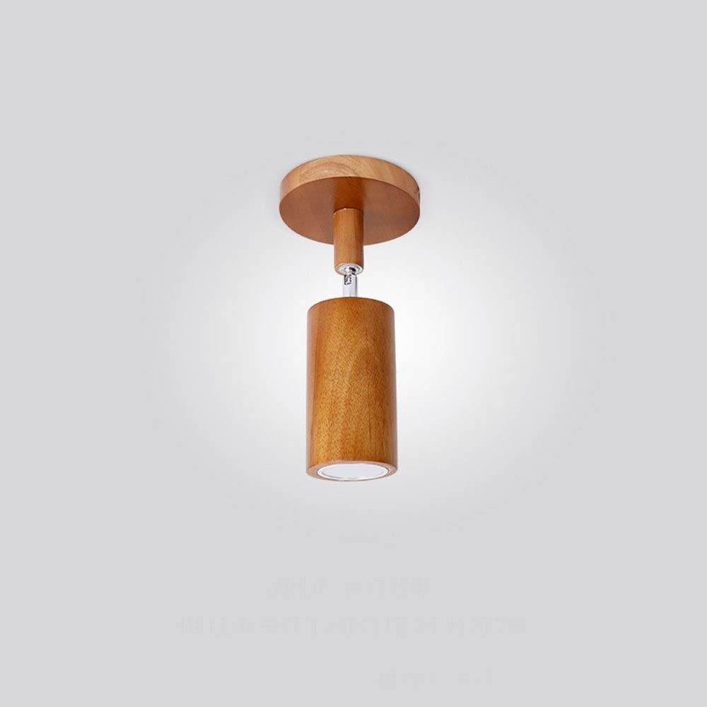Lampe de couloir en bois véritable pour transformer un espace sombre en entrée chic