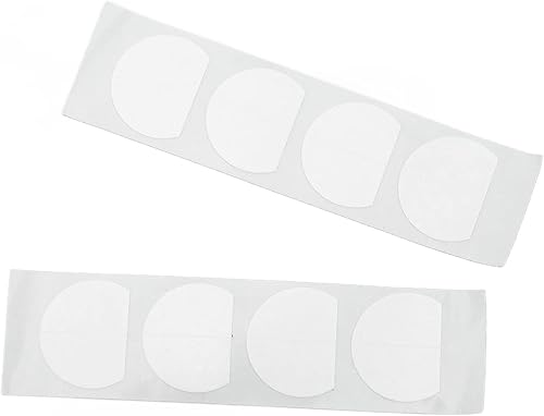 Miniatura 7 de Cinta adhesiva de doble cara para ropa, protección de privacidad, 50 hojas de cinta adhesiva de cuerpo semicírculo, PET a prueba de sudor para