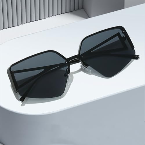Lunettes de soleil rétro en métal avec protection UV400 - 3