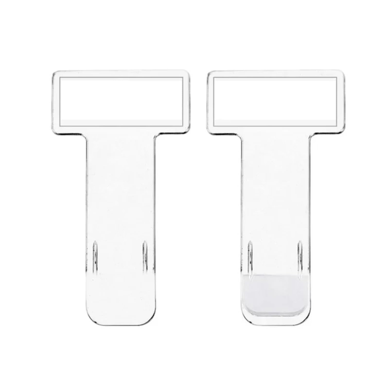 Kxfvyne 2Pcs Auto Fastener Card Bill Car Parking Ticket Clip Holder Mount Storage Organizer Styling Stickers Accessories(2Pcs)