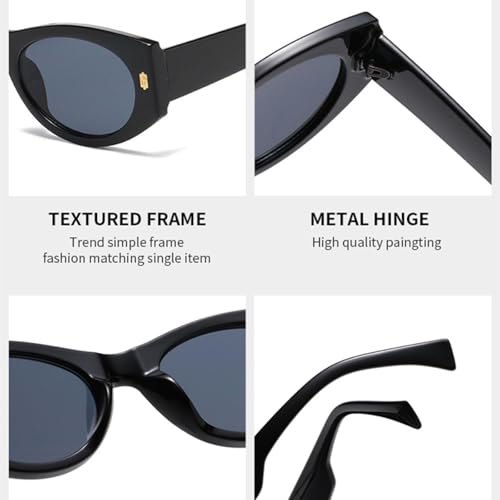 Fashion Cat Eye Women Luxury Sunglasses Retro Rivets Men Gradient Uv4004