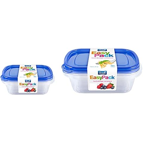 Pack of 12 Airtight Food Storage Containers Cover