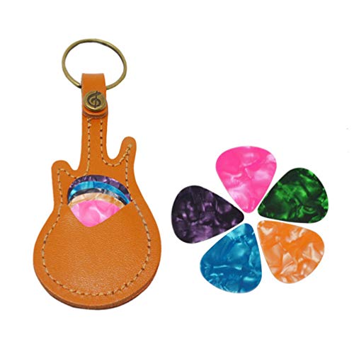 ERINGOGO Médiators en Cuir Porte-Clés avec Ceinture pour Médiators Faits à La Main Porte-Clés Quart Titulaire Porte-Clés… - Les Beatles, Paul McCartney, John Lennon, RIngo Starr, George Harrison ERINGOGO Médiators en Cuir Porte-Clés avec Ceinture pour Médiators Faits à La Main Porte-Clés Quart Titulaire Porte-Clés… – Image 5