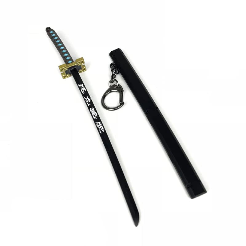 Brdwn Unisex Cosplay Demon Tanjirou Zenitsu Giyuu Shinobu Kyoujurou Uzui Key Ring Keychain
