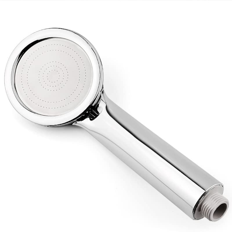 Pommeau de douche à économie d'eau haute pression argent effet pluie pour salle de bain