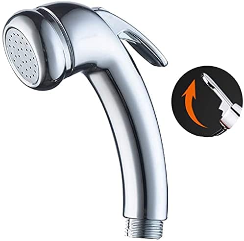 Pomme De Douche Haute Pression Avec Déclencheur Marche/Arrêt Chromée - Économie D'Eau 1.27cm