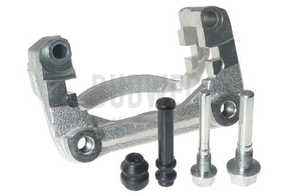 BUDWEG CALIPER 383063-1 Soporte pinza de freno derecha Eje delantero Compatible con SUZUKI Grand Vitara I SUV FT, HT VITARA Cabrio ET, TA Vitara SUV ET, TA, TD