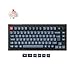 Produktbild Keychron V1 Max Custom Wirless Mechanische Tastatur,2.4 GHz/Bluetooth/Kabelgebunden 3-Mode DE-ISO Layout 82 Tasten RGB QMK/VIA Programmierbare Makros, Hot-Swap Gateron Roter Schalter für Mac Windows