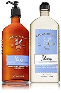 Bath & Body Works Aromatherapy Sleep - Lavender + Vanilla Body Lotion, 6.5 Fl Oz + Body Wash & Foam Bath, 10 Fl Oz - Thumbnail 3