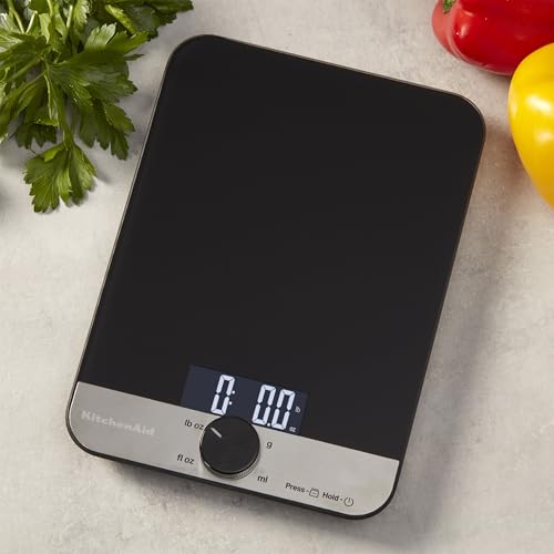 Kitchenaid 77784035474 Kq908 Glass Surface 11 Pound Capacity Digital Kitchen And Food Scale thumb #1