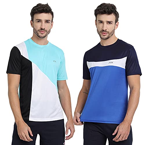 Image of FTX Men's Dri-Fit Round Neck T-Shirt Combo - Pack of 2 (710)