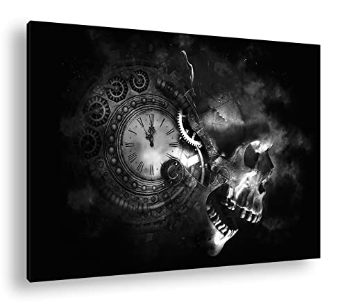 Impression numérique noir et blanc 90x60 cm avec cadre bois