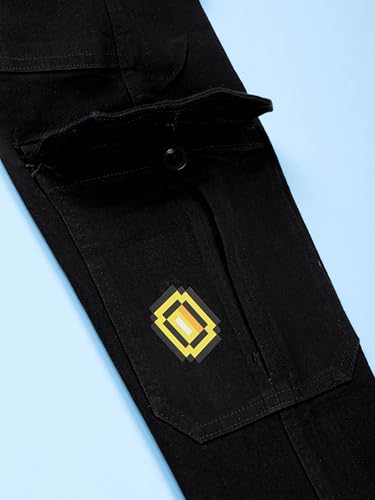Image of KiddoPanti Unisex Denim Dungaree Pant With Cargo Pockets