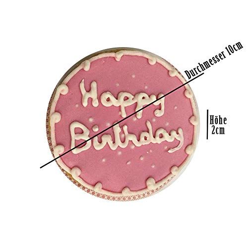 Bubba Rose Hundetorte, Torte, Kuchen, Geburtstagskuchen für Hunde, 10 cm Durchmesser, 150g