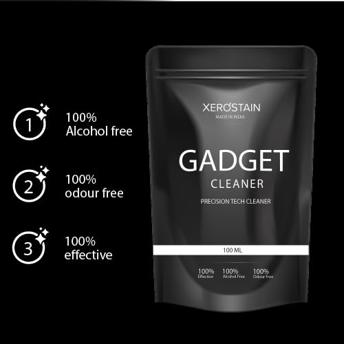 Image of Premium Gadget Cleaning Spray with Microfibre Cloth (100 ml) | Effective for Camera, Binocular, Laptop, TV, Monitor, Tablet, Smartphone etc.