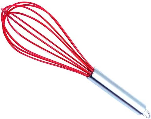 Miniatura 9 de Generic Juego de 10 utensilios de cocina de silicona, sin BPA, para utensilios de cocina antiadherentes (rojo), 10.63 x 2.56 pulgadas